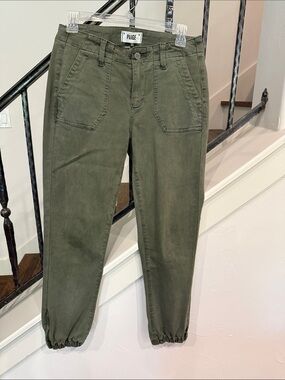 PAIGE Military Olive Utility Jogger
